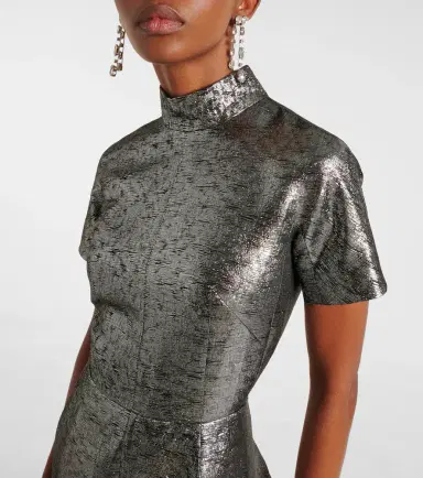 Emilia Wickstead Malinda jacquard gown | Thumbnail 2 Emilia Wickstead Malinda jacquard gown | Thumbnail 2