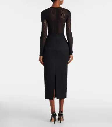 Wardrobe.NYC Wardrobe. NYC x RHW Web wool-blend bodysuit | Thumbnail 5 Wardrobe.NYC Wardrobe. NYC x RHW Web wool-blend bodysuit | Thumbnail 5