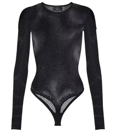 Wardrobe.NYC Wardrobe. NYC x RHW Web wool-blend bodysuit | Thumbnail 1 Wardrobe.NYC Wardrobe. NYC x RHW Web wool-blend bodysuit | Thumbnail 1