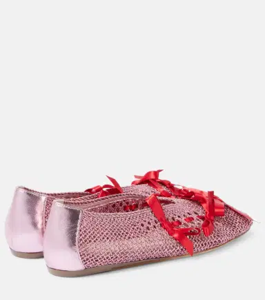 Simone Rocha Bow-detail crochet ballet flats | Thumbnail 5 Simone Rocha Bow-detail crochet ballet flats | Thumbnail 5