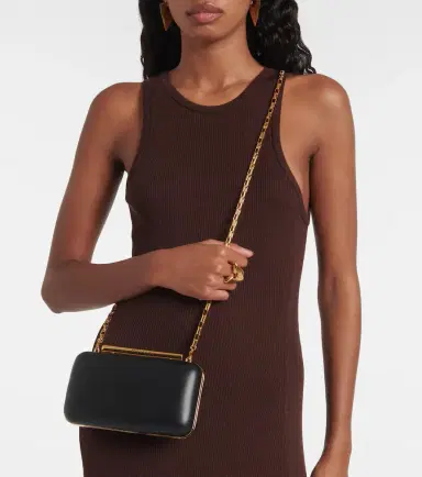 McQueen T-Bar leather box clutch | Thumbnail 5 McQueen T-Bar leather box clutch | Thumbnail 5