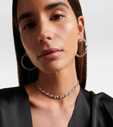 Kamyen Autumn 18kt white gold and enamel choker with diamonds | Thumbnail 4 Kamyen Autumn 18kt white gold and enamel choker with diamonds | Thumbnail 4