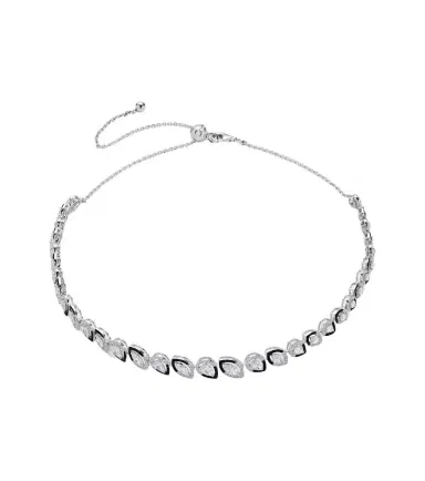 Kamyen Autumn 18kt white gold and enamel choker with diamonds | Thumbnail 1 Kamyen Autumn 18kt white gold and enamel choker with diamonds | Thumbnail 1