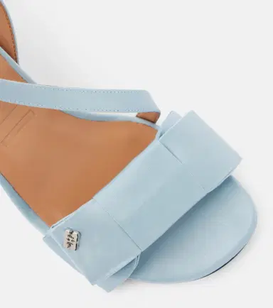 Ganni Big Bow satin sandals | Thumbnail 3 Ganni Big Bow satin sandals | Thumbnail 3