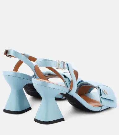 Ganni Big Bow satin sandals | Thumbnail 4 Ganni Big Bow satin sandals | Thumbnail 4