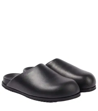 Rick Owens Granola leather mules | Thumbnail 1 Rick Owens Granola leather mules | Thumbnail 1