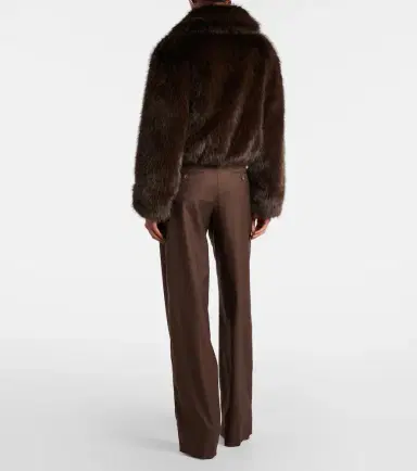 The Frankie Shop Hope faux fur jacket | Thumbnail 3 The Frankie Shop Hope faux fur jacket | Thumbnail 3