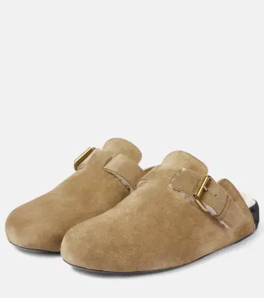 Isabel Marant Mirvin shearling-lined suede clogs | Thumbnail 4 Isabel Marant Mirvin shearling-lined suede clogs | Thumbnail 4