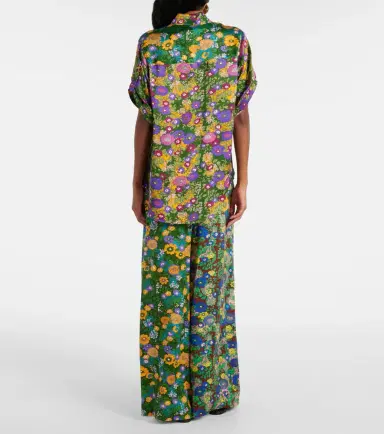 Alemais Alémais Printed silk satin shirt | Thumbnail 2 Alemais Alémais Printed silk satin shirt | Thumbnail 2