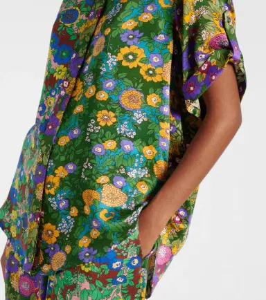Alemais Alémais Printed silk satin shirt | Thumbnail 6 Alemais Alémais Printed silk satin shirt | Thumbnail 6