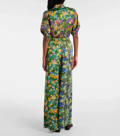 Alemais Alémais Printed silk satin wide-leg pants | Thumbnail 2 Alemais Alémais Printed silk satin wide-leg pants | Thumbnail 2