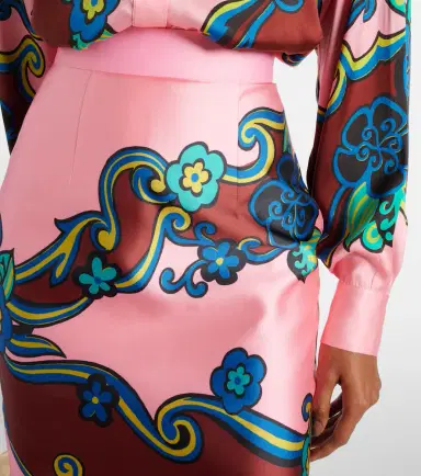 Alemais Alémais Floral high-rise midi skirt | Thumbnail 5 Alemais Alémais Floral high-rise midi skirt | Thumbnail 5