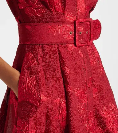 Rebecca Vallance Henrietta belted brocade gown | Thumbnail 4 Rebecca Vallance Henrietta belted brocade gown | Thumbnail 4