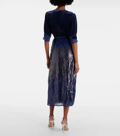 Rixo Kelly sequined midi skirt | Thumbnail 2 Rixo Kelly sequined midi skirt | Thumbnail 2
