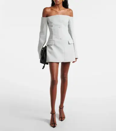 SIR Sandrine off-shoulder minidress | Thumbnail 2 SIR Sandrine off-shoulder minidress | Thumbnail 2
