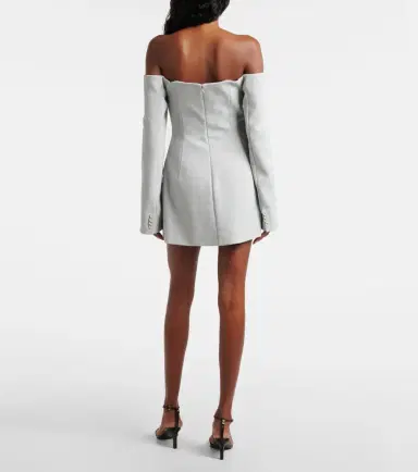 SIR Sandrine off-shoulder minidress | Thumbnail 4 SIR Sandrine off-shoulder minidress | Thumbnail 4