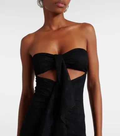 Oséree Oséree Ruffled cutout lace catsuit | Thumbnail 3 Oséree Oséree Ruffled cutout lace catsuit | Thumbnail 3