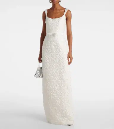 Markarian Robin floral jacquard gown | Thumbnail 2 Markarian Robin floral jacquard gown | Thumbnail 2