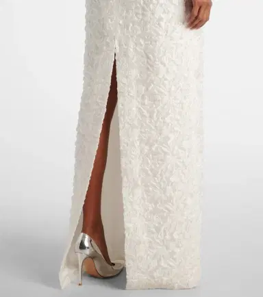 Markarian Robin floral jacquard gown | Thumbnail 3 Markarian Robin floral jacquard gown | Thumbnail 3