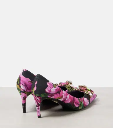Dolce & Gabbana Lollo embellished floral pumps | Thumbnail 2 Dolce & Gabbana Lollo embellished floral pumps | Thumbnail 2