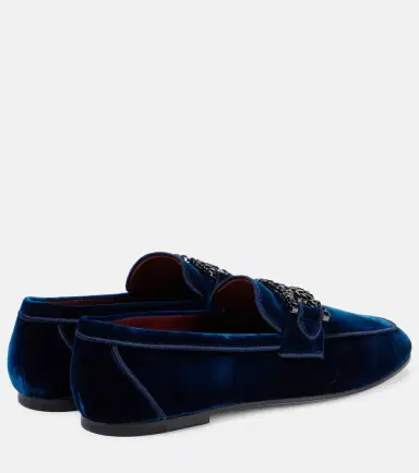 Tod's Kate embellished velvet loafers | Thumbnail 4 Tod's Kate embellished velvet loafers | Thumbnail 4