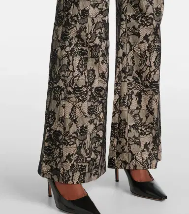Joseph Tokyo patchwork lace flared pants | Thumbnail 3 Joseph Tokyo patchwork lace flared pants | Thumbnail 3