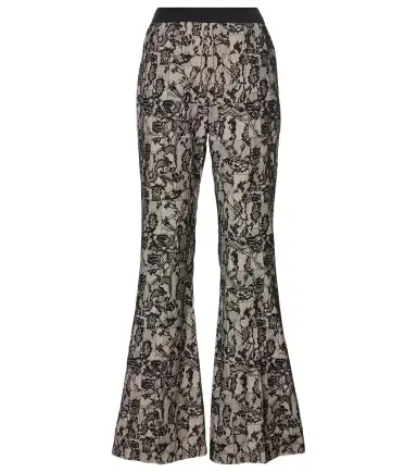 Joseph Tokyo patchwork lace flared pants | Thumbnail 1 Joseph Tokyo patchwork lace flared pants | Thumbnail 1