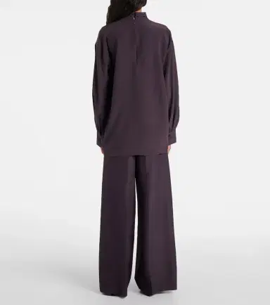 Joseph Rivoli silk crêpe de chine blouse | Thumbnail 5 Joseph Rivoli silk crêpe de chine blouse | Thumbnail 5
