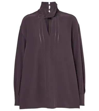 Joseph Rivoli silk crêpe de chine blouse | Thumbnail 1 Joseph Rivoli silk crêpe de chine blouse | Thumbnail 1