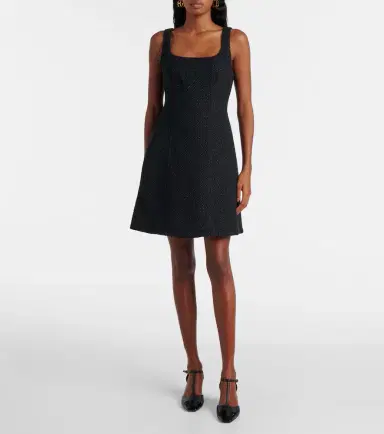Veronica Beard Delphine cotton-blend minidress | Thumbnail 2 Veronica Beard Delphine cotton-blend minidress | Thumbnail 2
