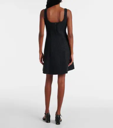 Veronica Beard Delphine cotton-blend minidress | Thumbnail 4 Veronica Beard Delphine cotton-blend minidress | Thumbnail 4
