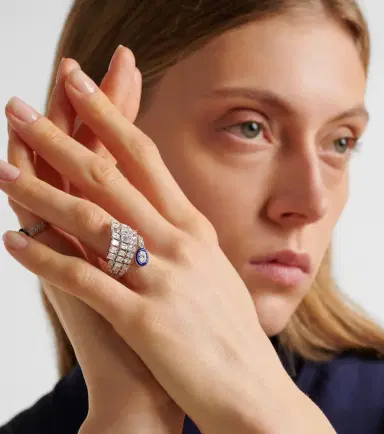 Kamyen 18kt white gold ring with diamonds | Thumbnail 2 Kamyen 18kt white gold ring with diamonds | Thumbnail 2