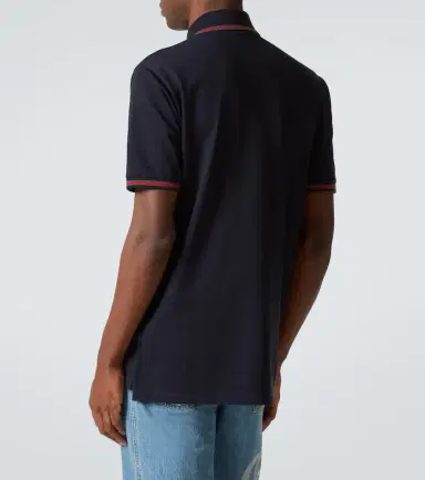 Gucci Double G cotton-blend piqué polo shirt | Thumbnail 3 Gucci Double G cotton-blend piqué polo shirt | Thumbnail 3