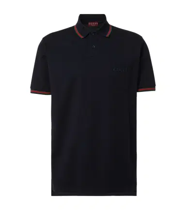 Gucci Double G cotton-blend piqué polo shirt | Thumbnail 1 Gucci Double G cotton-blend piqué polo shirt | Thumbnail 1