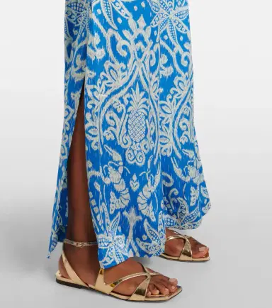 Poupette St Barth Clea high-rise printed wide-leg pants | Thumbnail 3 Poupette St Barth Clea high-rise printed wide-leg pants | Thumbnail 3