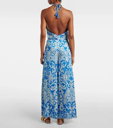 Poupette St Barth Clea high-rise printed wide-leg pants | Thumbnail 5 Poupette St Barth Clea high-rise printed wide-leg pants | Thumbnail 5