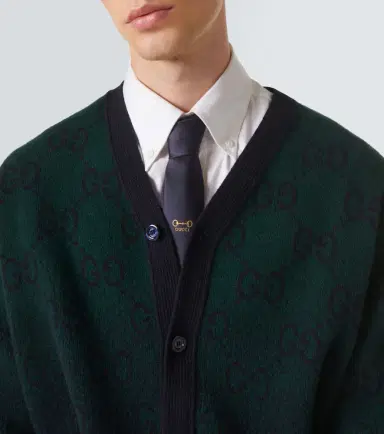 Gucci Horsebit silk jacquard tie | Thumbnail 3 Gucci Horsebit silk jacquard tie | Thumbnail 3