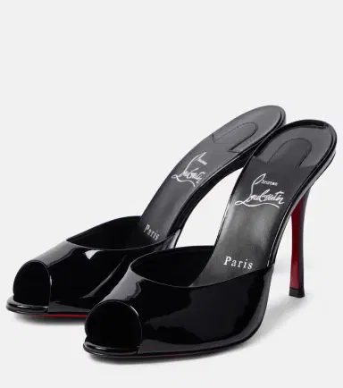 Christian Louboutin Me Dolly 100 patent leather mules | Thumbnail 4 Christian Louboutin Me Dolly 100 patent leather mules | Thumbnail 4