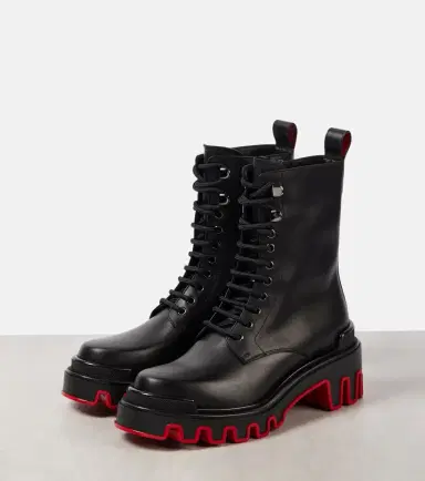 Christian Louboutin Dune Trott Alta leather combat boots | Thumbnail 2 Christian Louboutin Dune Trott Alta leather combat boots | Thumbnail 2