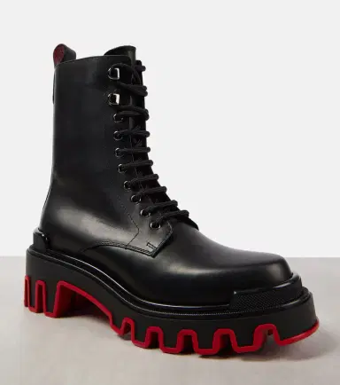 Christian Louboutin Dune Trott Alta leather combat boots | Thumbnail 3 Christian Louboutin Dune Trott Alta leather combat boots | Thumbnail 3