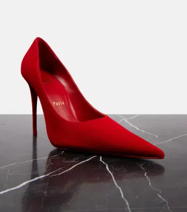 Christian Louboutin Kate Max 100 suede pumps | Thumbnail 4 Christian Louboutin Kate Max 100 suede pumps | Thumbnail 4