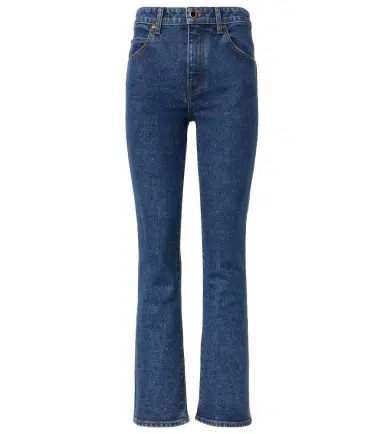 Khaite Vivian cropped bootcut jeans | Thumbnail 1 Khaite Vivian cropped bootcut jeans | Thumbnail 1