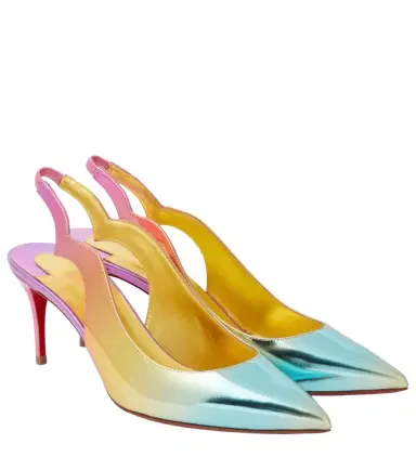 Christian Louboutin Hot Chick 70 leather slingback pumps | Thumbnail 1 Christian Louboutin Hot Chick 70 leather slingback pumps | Thumbnail 1