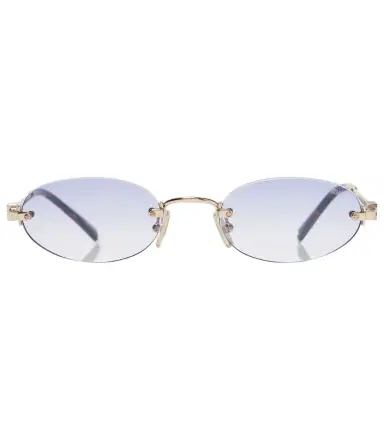 Miu Miu Logo oval sunglasses | Thumbnail 1 Miu Miu Logo oval sunglasses | Thumbnail 1
