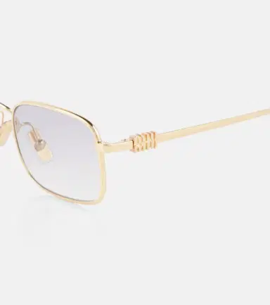 Miu Miu Logo rectangular sunglasses | Thumbnail 2 Miu Miu Logo rectangular sunglasses | Thumbnail 2