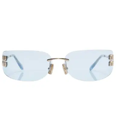 Miu Miu Logo rectangular sunglasses | Thumbnail 1 Miu Miu Logo rectangular sunglasses | Thumbnail 1