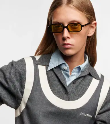 Miu Miu Miu Regard rectangular sunglasses | Thumbnail 5 Miu Miu Miu Regard rectangular sunglasses | Thumbnail 5