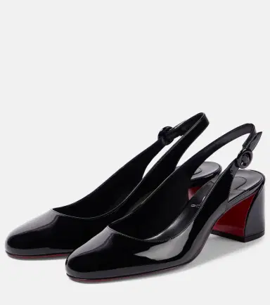 Christian Louboutin So Jane 55 patent leather slingback pumps | Thumbnail 4 Christian Louboutin So Jane 55 patent leather slingback pumps | Thumbnail 4