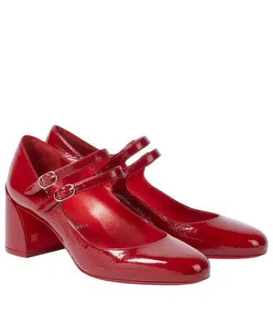 Christian Louboutin Miss Jane 55 patent leather Mary Jane pumps | Thumbnail 1 Christian Louboutin Miss Jane 55 patent leather Mary Jane pumps | Thumbnail 1