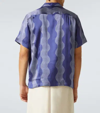 Frescobol Carioca Roberto printed silk bowling shirt | Thumbnail 5 Frescobol Carioca Roberto printed silk bowling shirt | Thumbnail 5